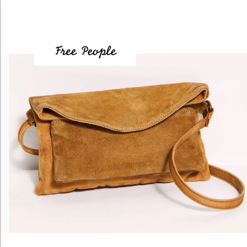 NWOT Free People Joni crossbody leather zippered